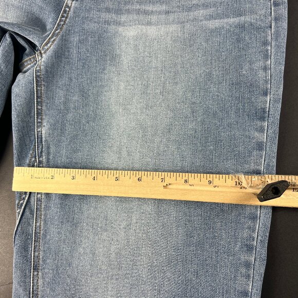 Judy Blue Jeans Women's 34x23* Wide Leg Crop High Rise Blue Stretch Denim Tag 32 - Picture 13 of 16